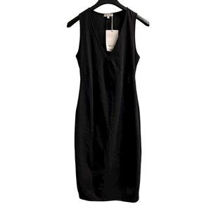 Brende Dress Womens S Black Sleeveless‎ Midi Babydoll Timeless Elegance Classic